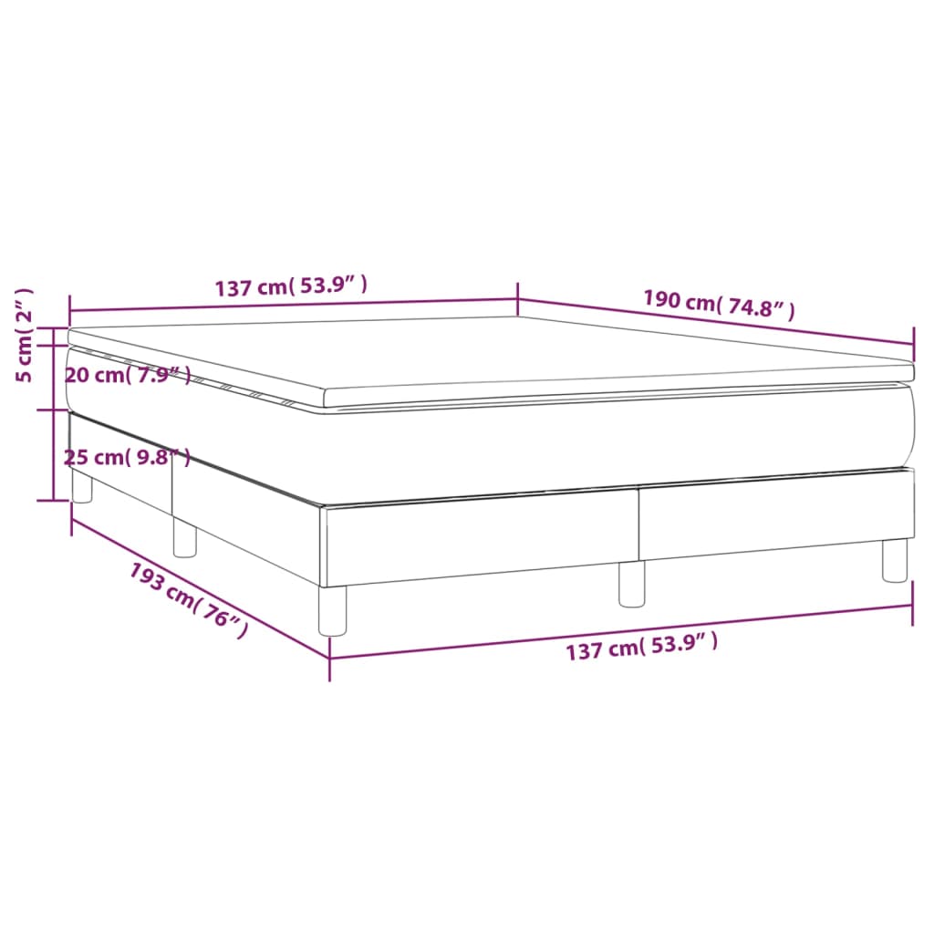8720845548643_g_en_hd_8 vidaXL Box Spring Bed with Mattress Black 137x187 cm Double Size Velvet - Image 10