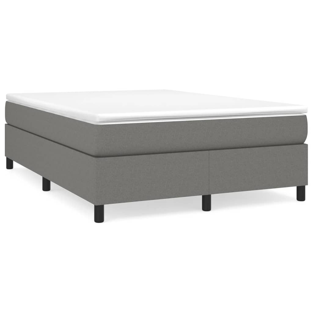 8720845549640_a_en_hd_1 vidaXL Box Spring Bed with Mattress Dark Grey 153x203 cm Queen Size Fabric - Image 2