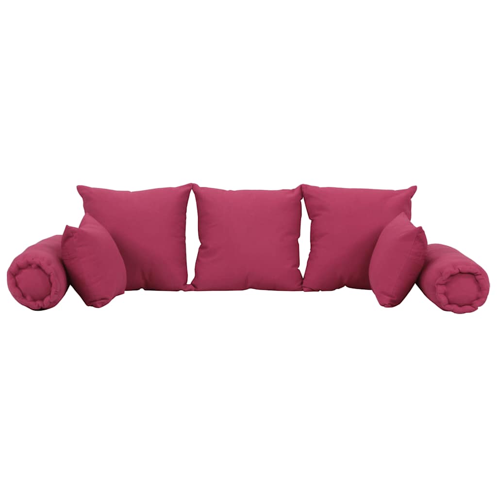 8720845554750_g_en_hd_1 vidaXL 7 Piece Throw Pillow Set Pink Fabric - Image 3