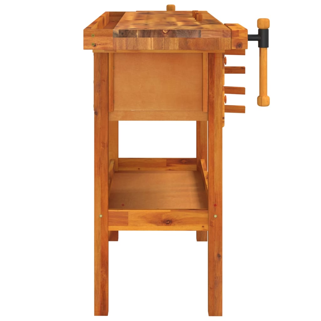 8720845554798_g_en_hd_3 vidaXL Workbench with Drawers and Vices 124x52x83 cm Solid Wood Acacia - Image 5
