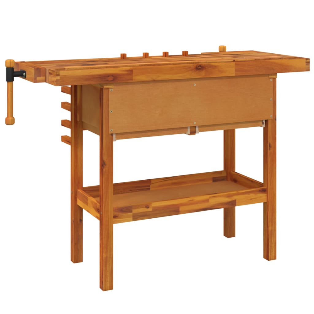 8720845554798_g_en_hd_4 vidaXL Workbench with Drawers and Vices 124x52x83 cm Solid Wood Acacia - Image 6