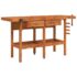 vidaXL Workbench with Drawers and Vices 162x62x83 cm Solid Wood Acacia - Image 2