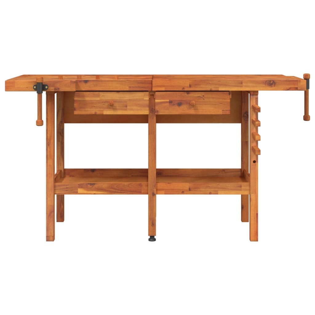 8720845554804_g_en_hd_2 vidaXL Workbench with Drawers and Vices 162x62x83 cm Solid Wood Acacia - Image 4