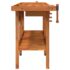 vidaXL Workbench with Drawers and Vices 162x62x83 cm Solid Wood Acacia - Image 5