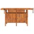 vidaXL Workbench with Drawers and Vices 162x62x83 cm Solid Wood Acacia - Image 3