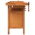vidaXL Workbench with Drawers and Vices 162x62x83 cm Solid Wood Acacia - Image 4