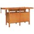 vidaXL Workbench with Drawers and Vices 162x62x83 cm Solid Wood Acacia - Image 5