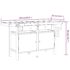 vidaXL Workbench with Drawers and Vices 162x62x83 cm Solid Wood Acacia - Image 10