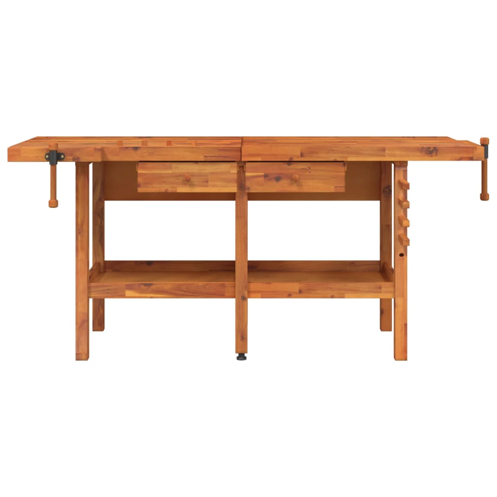8720845554828_g_en_hd_2 vidaXL Workbench with Drawers and Vices 192x62x83 cm Solid Wood Acacia - Image 4