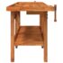 vidaXL Workbench with Drawers and Vices 192x62x83 cm Solid Wood Acacia - Image 5