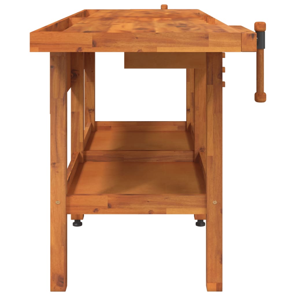 8720845554828_g_en_hd_3 vidaXL Workbench with Drawers and Vices 192x62x83 cm Solid Wood Acacia - Image 5