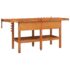 vidaXL Workbench with Drawers and Vices 192x62x83 cm Solid Wood Acacia - Image 6