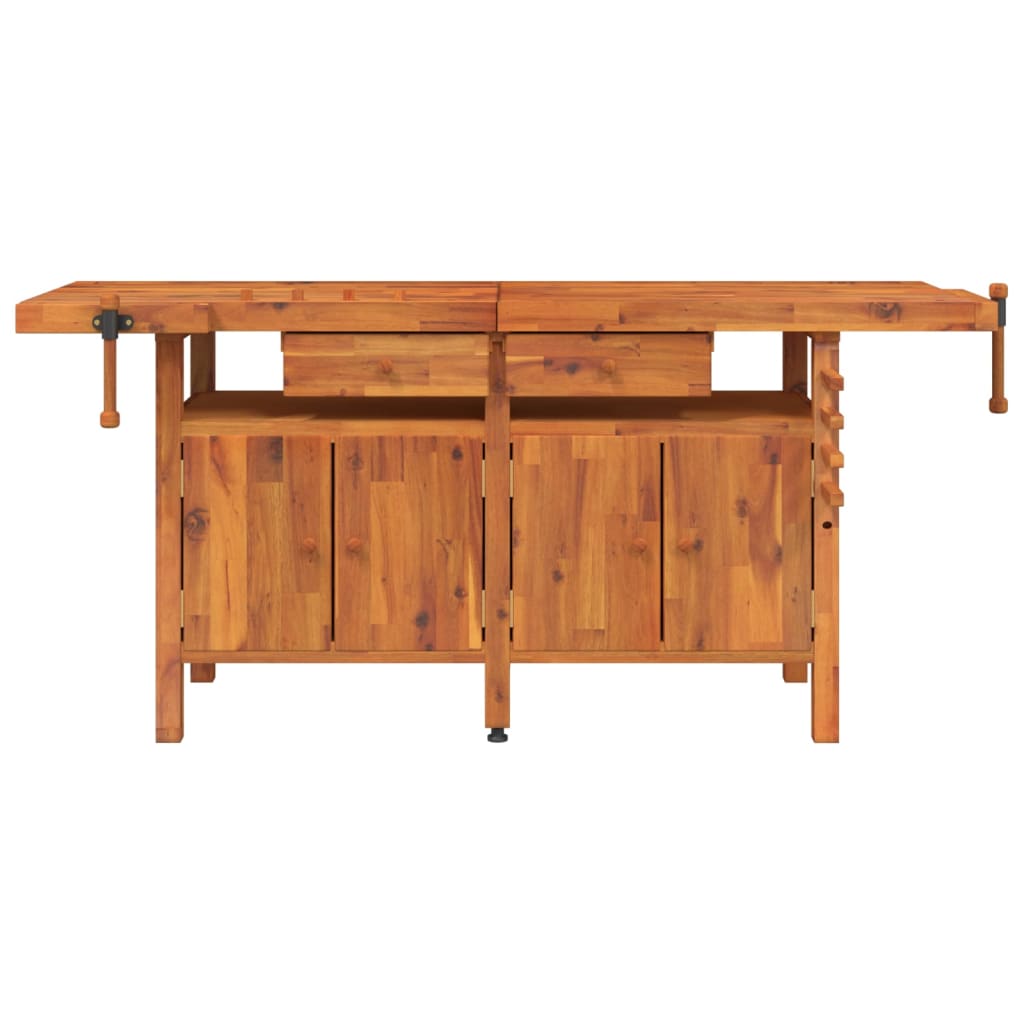 8720845554835_g_en_hd_1 vidaXL Workbench with Drawers and Vices 192x62x83 cm Solid Wood Acacia - Image 3