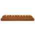 vidaXL 3-Tier Folding Shelf Brown 70x31x63 cm Solid Wood Acacia - Image 8