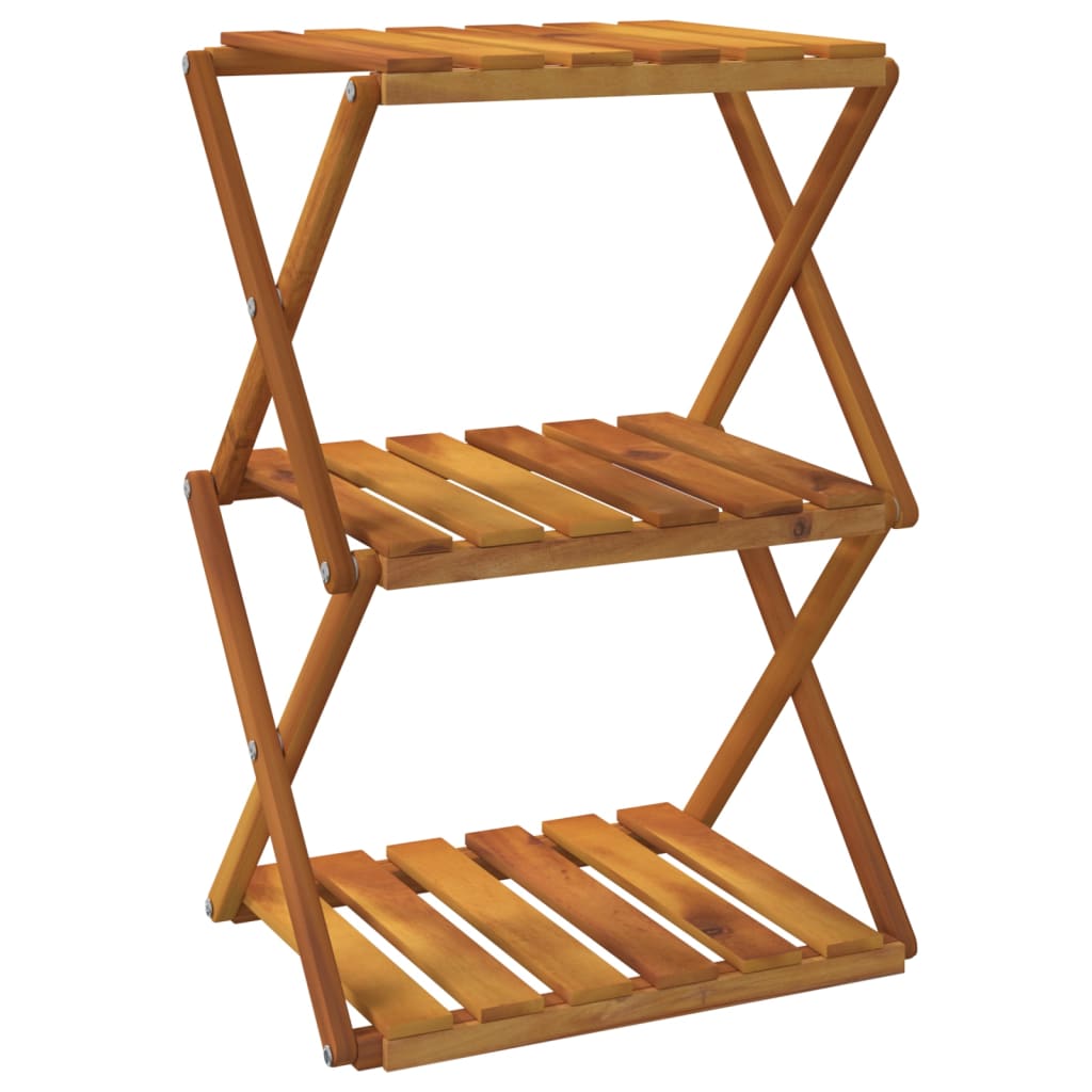 8720845554866_a_en_hd_1 vidaXL 3-Tier Folding Shelf Brown 43x31x63 cm Solid Wood Acacia - Image 2