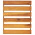 vidaXL 3-Tier Folding Shelf Brown 43x31x63 cm Solid Wood Acacia - Image 7