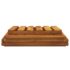 vidaXL 3-Tier Folding Shelf Brown 43x31x63 cm Solid Wood Acacia - Image 8
