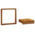 vidaXL 3-Tier Folding Shelf Brown 43x31x63 cm Solid Wood Acacia - Image 9