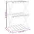 vidaXL 3-Tier Folding Shelf Brown 43x31x63 cm Solid Wood Acacia - Image 11