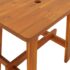 vidaXL Stool 45x29x45 cm Rectangular Solid Wood Acacia - Image 6