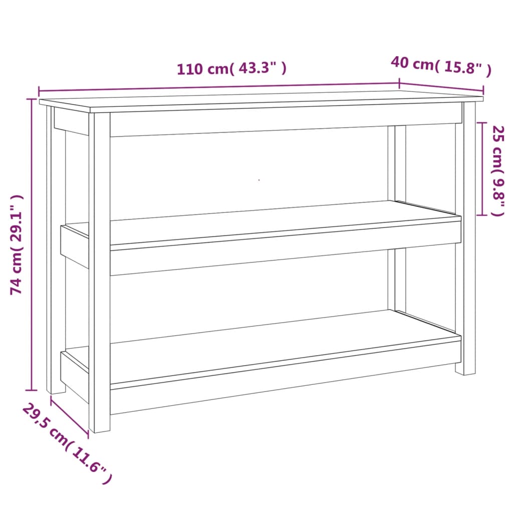 8720845556150_g_en_hd_6 vidaXL Console Table 110x40x74 cm Solid Wood Pine - Image 9