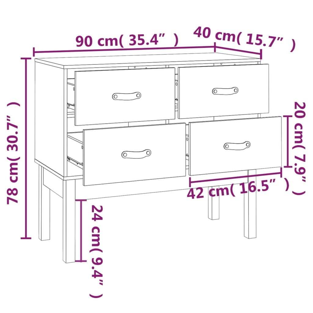 8720845556907_g_en_hd_7 vidaXL Console Cabinet 90x40x78 cm Solid Wood Pine - Image 10