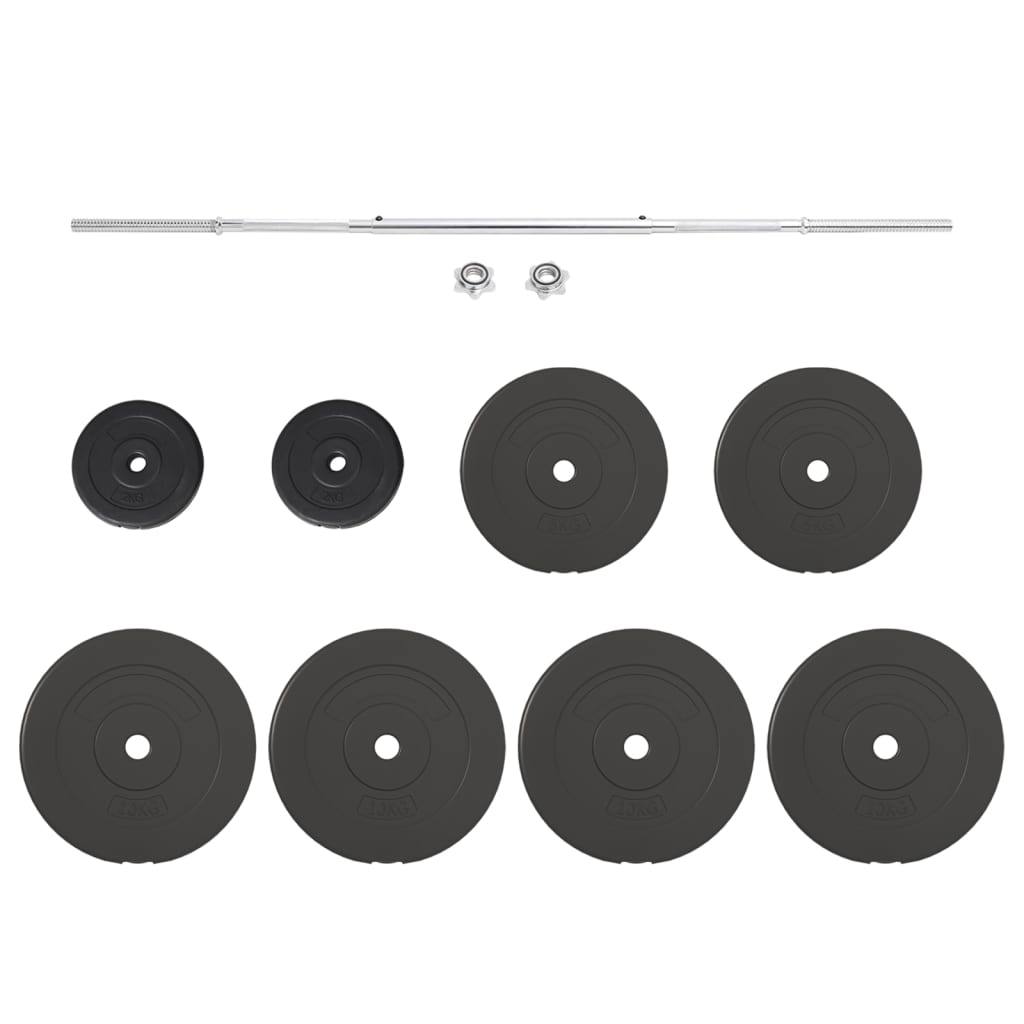 8720845559090_g_en_hd_1 vidaXL Barbell with Plates 60 kg - Image 2