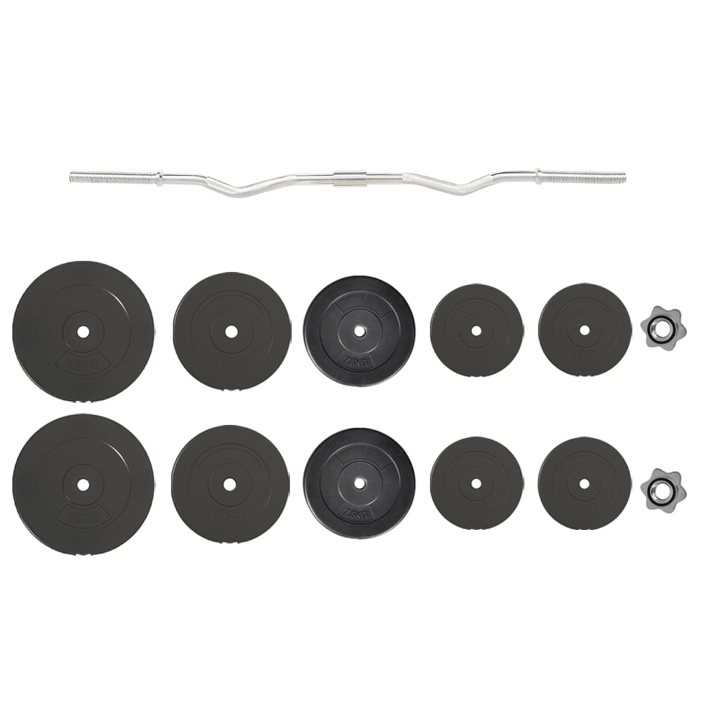 8720845559113_g_en_hd_1 vidaXL Curl Barbell with Plates 90 kg - Image 2
