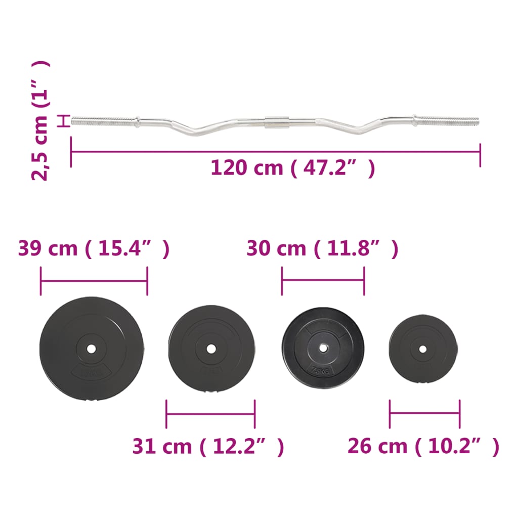 8720845559113_g_en_hd_5 vidaXL Curl Barbell with Plates 90 kg - Image 6