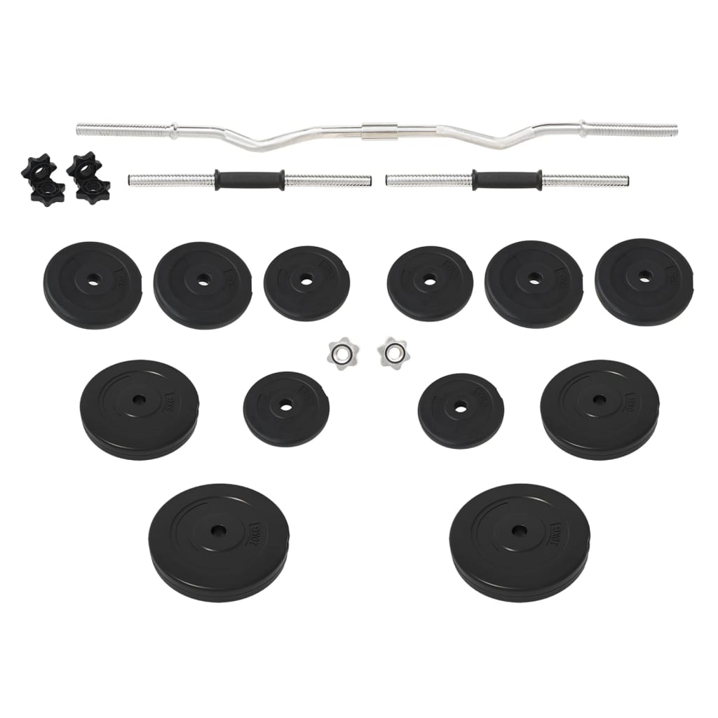 8720845559144_g_en_hd_1 vidaXL Barbell and Dumbbell with Plates 60 kg - Image 2