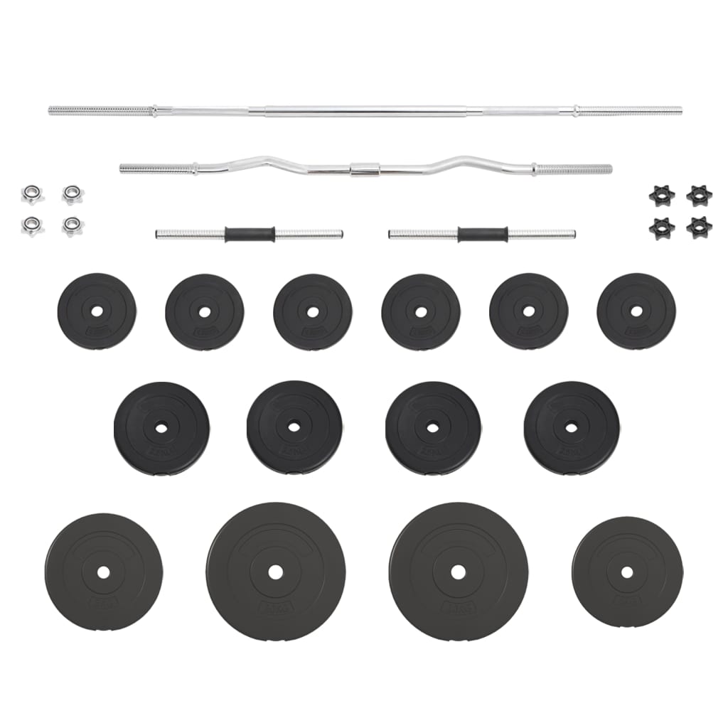 8720845559168_g_en_hd_1 vidaXL Barbell and Dumbbell with Plates 60 kg - Image 2
