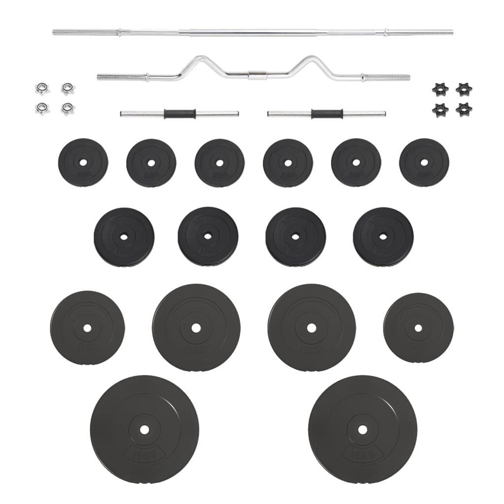 8720845559199_g_en_hd_9 vidaXL Barbell and Dumbbell with Plates Set 90 kg - Image 10