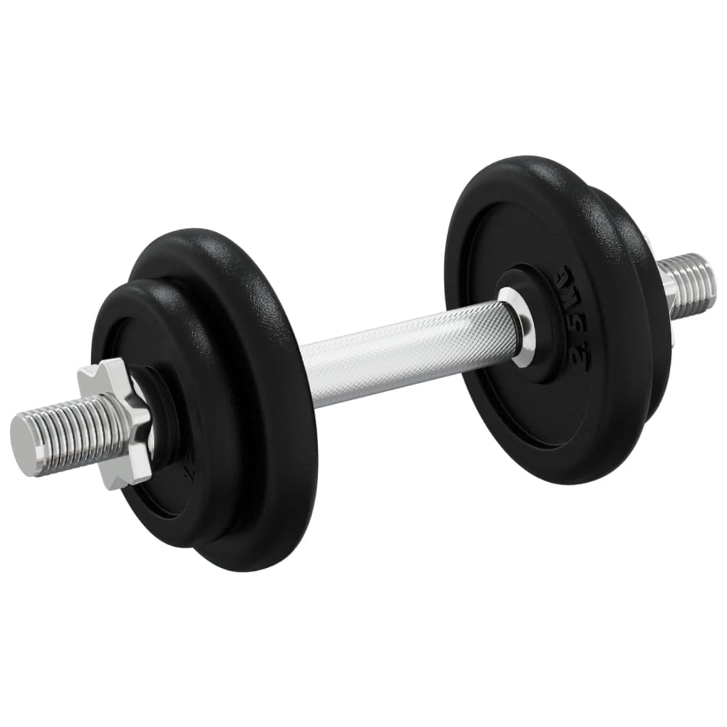 8720845559229_g_en_hd_1 vidaXL Dumbbell with Plates Set 40 kg Cast Iron and Chrome Plated Steel - Image 3