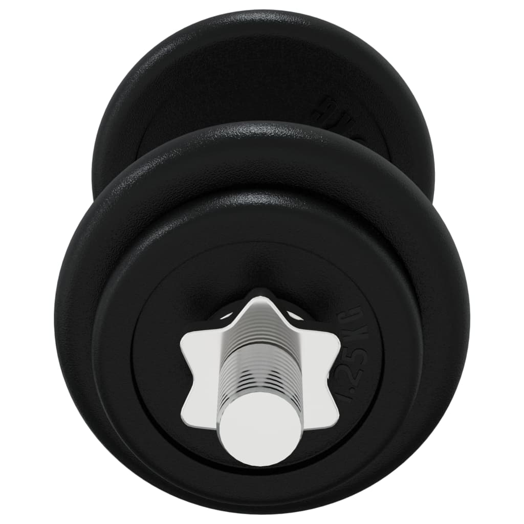 8720845559229_g_en_hd_3 vidaXL Dumbbell with Plates Set 40 kg Cast Iron and Chrome Plated Steel - Image 5
