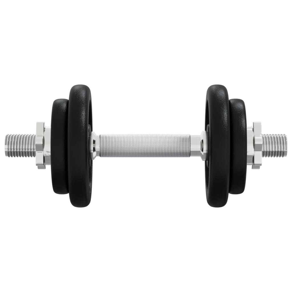 8720845559229_g_en_hd_5 vidaXL Dumbbell with Plates Set 40 kg Cast Iron and Chrome Plated Steel - Image 7