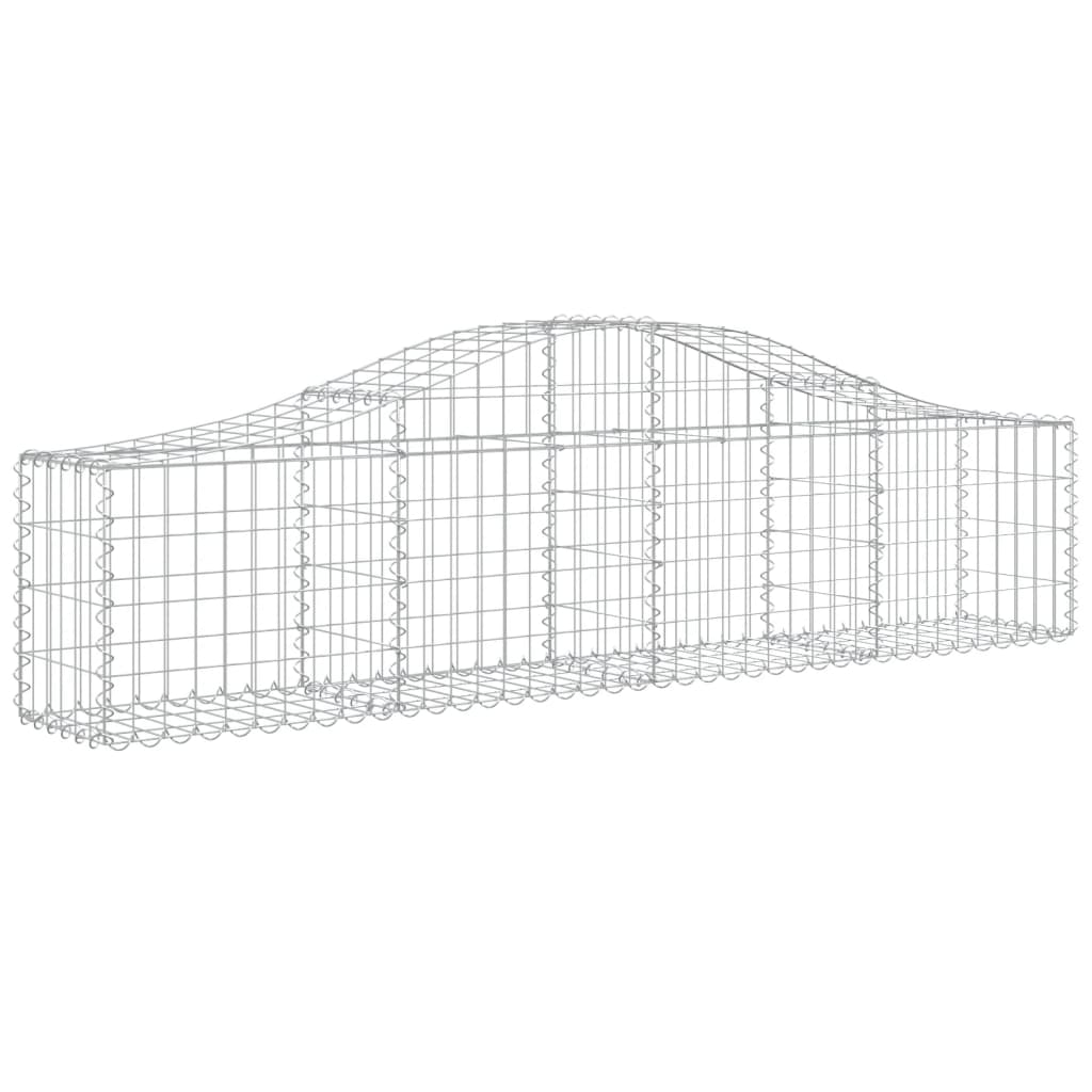 8720845559519_g_en_hd_1 vidaXL Arched Gabion Baskets 3 pcs 200x30x40/60 cm Galvanised Iron - Image 3