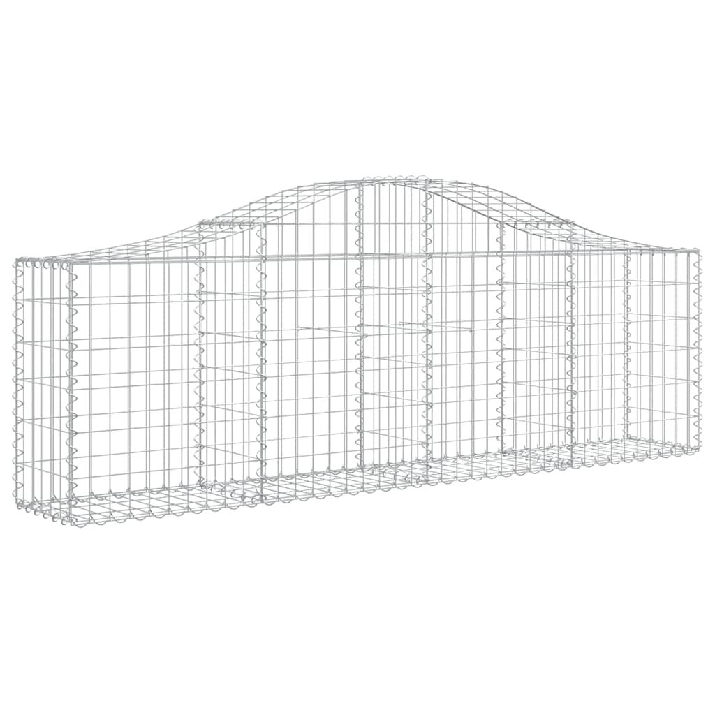 8720845559717_g_en_hd_1 vidaXL Arched Gabion Baskets 2 pcs 200x30x60/80 cm Galvanised Iron - Image 3