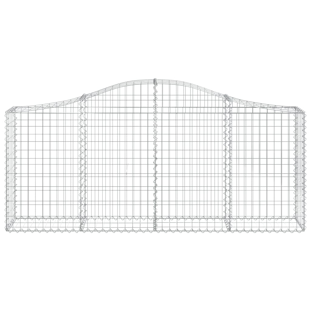 8720845559922_g_en_hd_2 vidaXL Arched Gabion Baskets 2 pcs 200x30x80/100 cm Galvanised Iron - Image 4