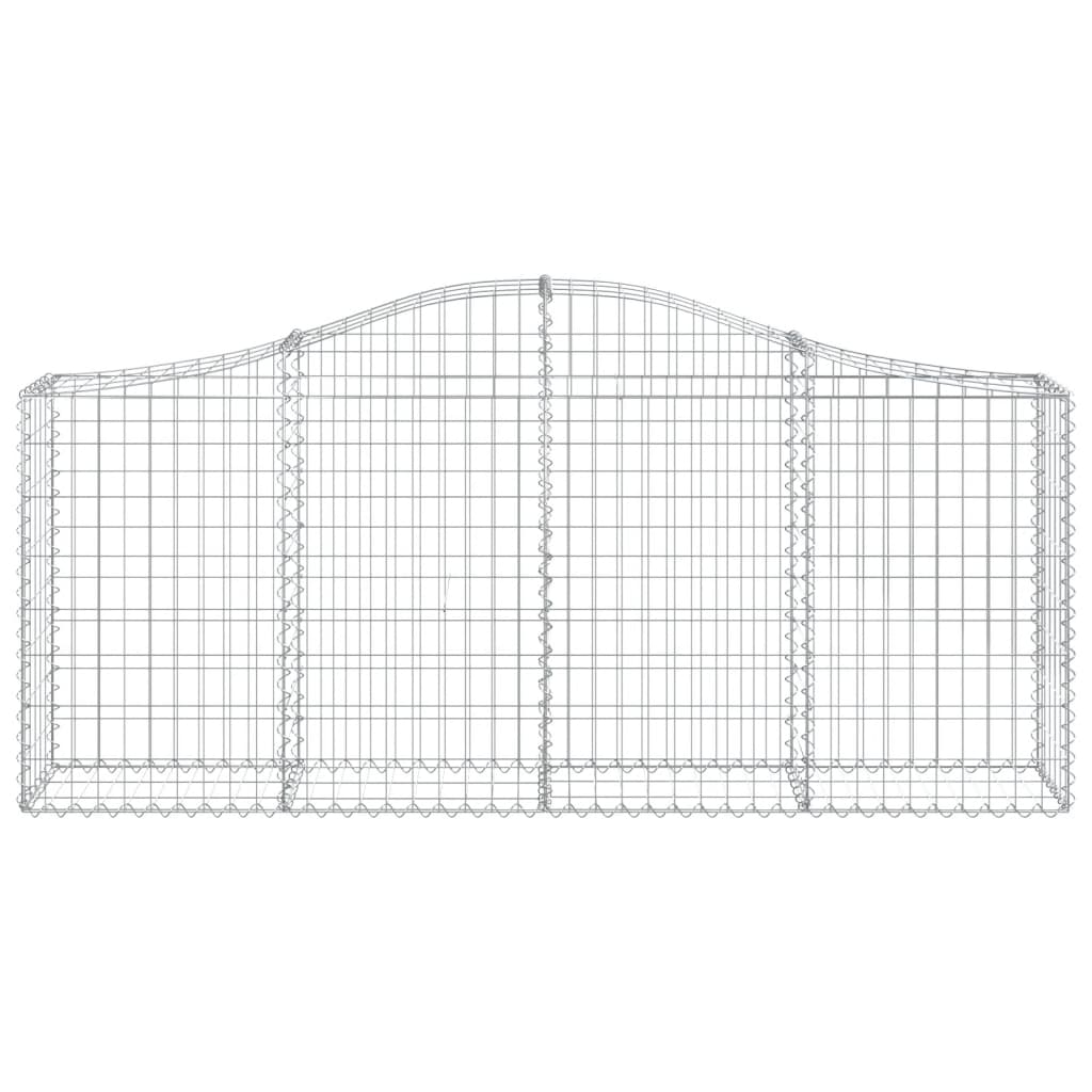 8720845559991_g_en_hd_2 vidaXL Arched Gabion Baskets 9 pcs 200x30x80/100 cm Galvanised Iron - Image 4