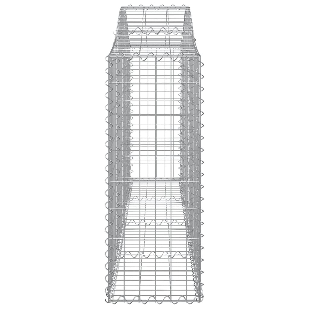 8720845559991_g_en_hd_3 vidaXL Arched Gabion Baskets 9 pcs 200x30x80/100 cm Galvanised Iron - Image 5