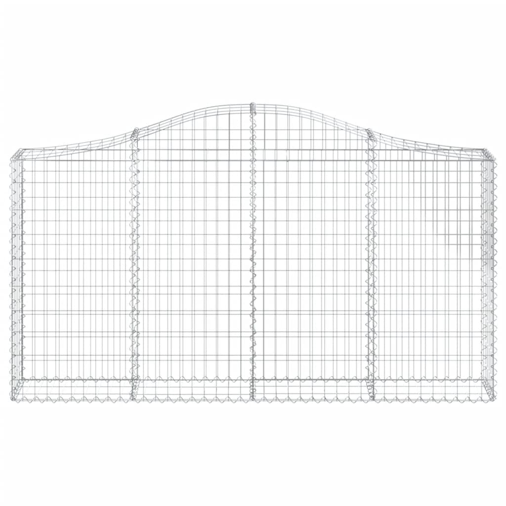 8720845560133_g_en_hd_2 vidaXL Arched Gabion Baskets 2 pcs 200x30x100/120 cm Galvanised Iron - Image 4