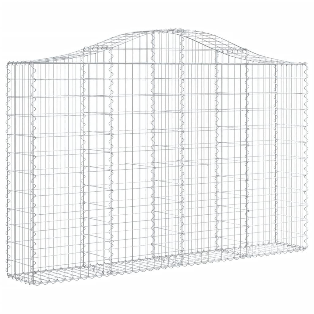 8720845560348_g_en_hd_1 vidaXL Arched Gabion Baskets 2 pcs 200x30x120/140 cm Galvanised Iron - Image 3