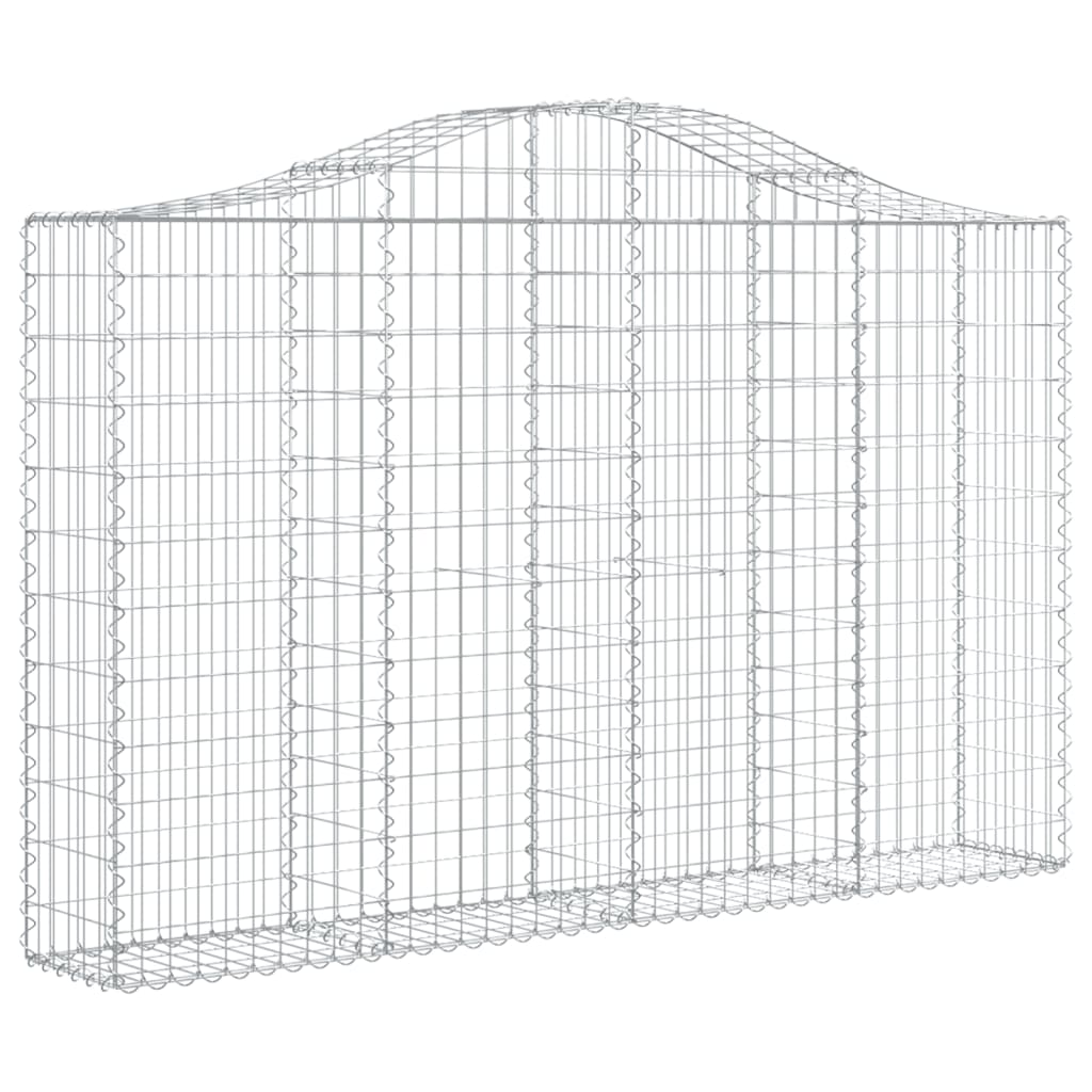 8720845560362_g_en_hd_1 vidaXL Arched Gabion Baskets 4 pcs 200x30x120/140 cm Galvanised Iron - Image 3