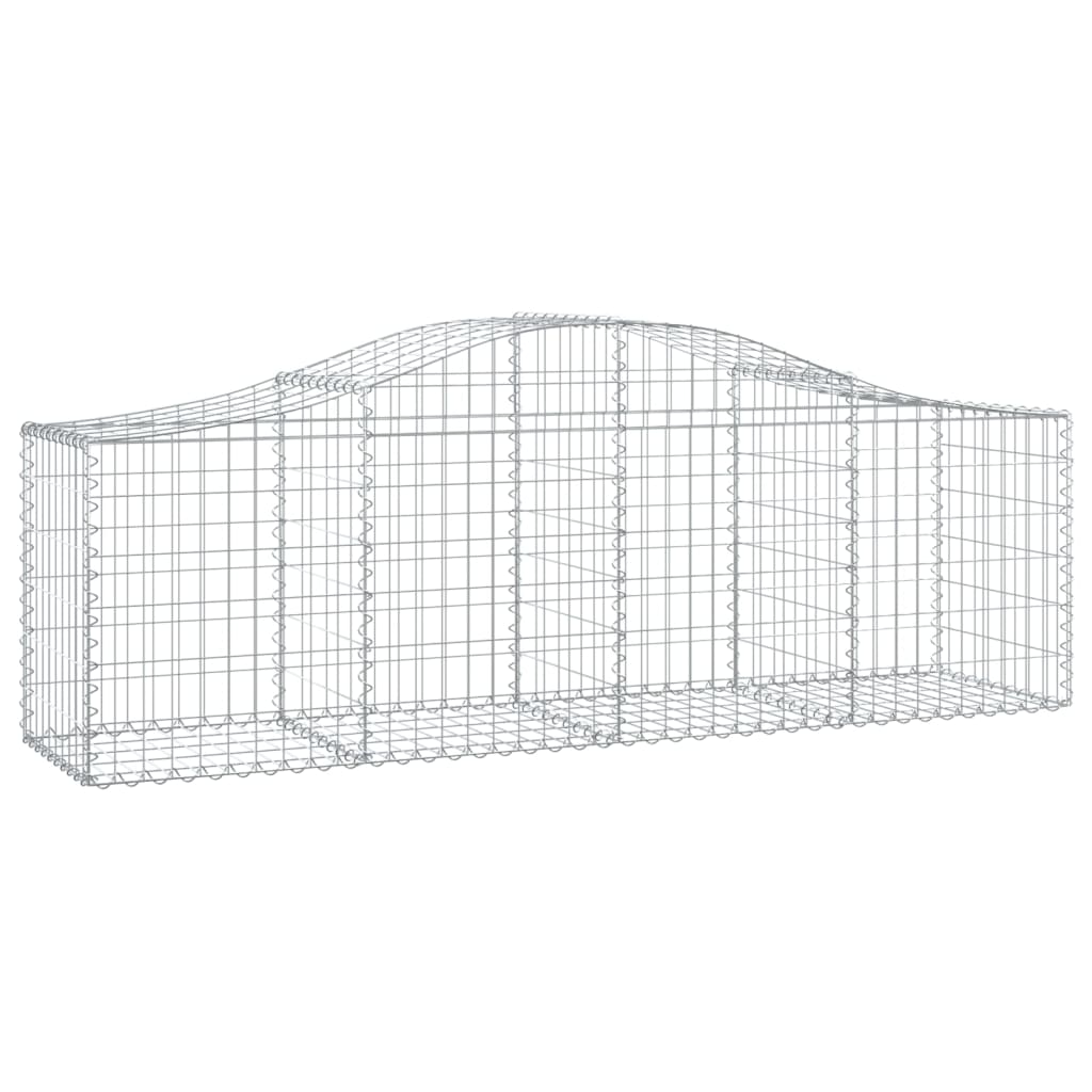 8720845561888_g_en_hd_1 vidaXL Arched Gabion Baskets 9 pcs 200x50x60/80 cm Galvanised Iron - Image 3
