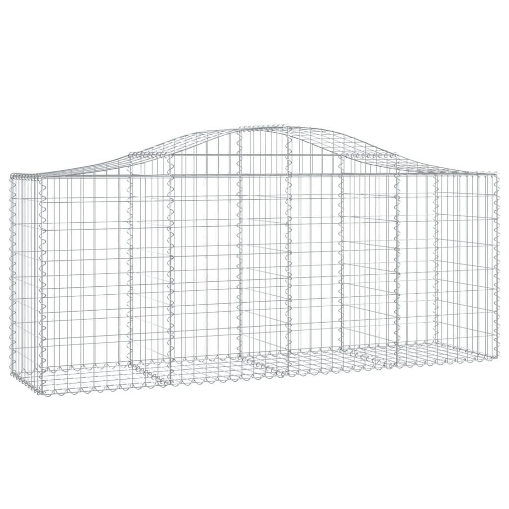 8720845562137_g_en_hd_1 vidaXL Arched Gabion Baskets 13 pcs 200x50x80/100 cm Galvanised Iron - Image 3