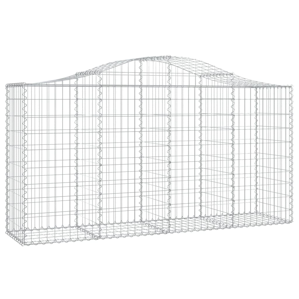 8720845562250_g_en_hd_1 vidaXL Arched Gabion Baskets 4 pcs 200x50x100/120 cm Galvanised Iron - Image 3