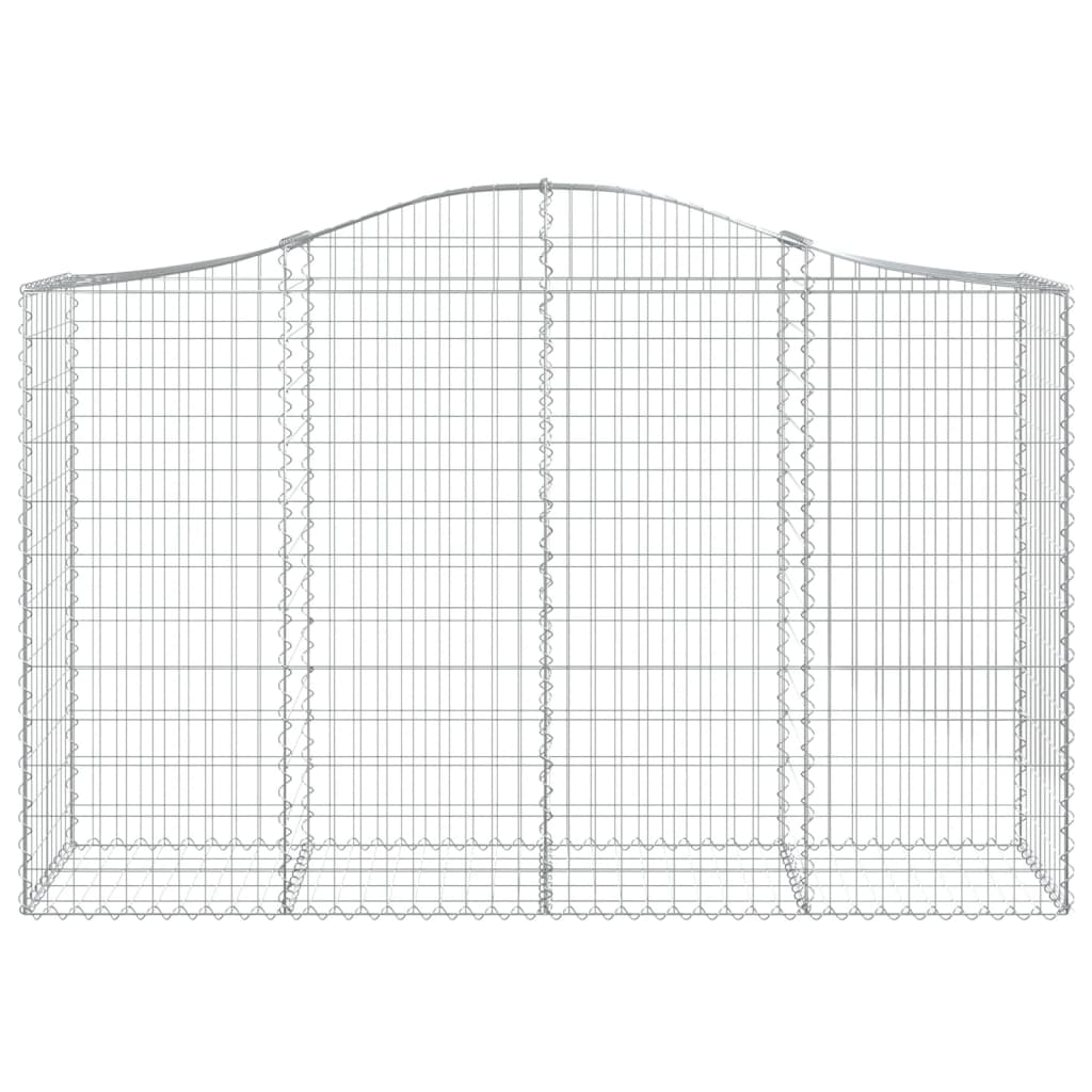 8720845562458_g_en_hd_2 vidaXL Arched Gabion Baskets 3 pcs 200x50x120/140 cm Galvanised Iron - Image 4