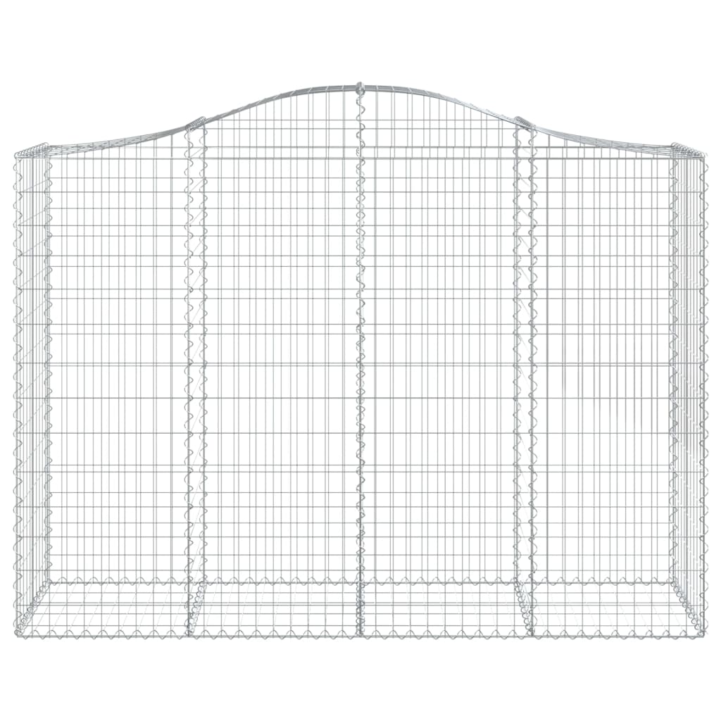 8720845562656_g_en_hd_2 vidaXL Arched Gabion Baskets 2 pcs 200x50x140/160 cm Galvanised Iron - Image 4