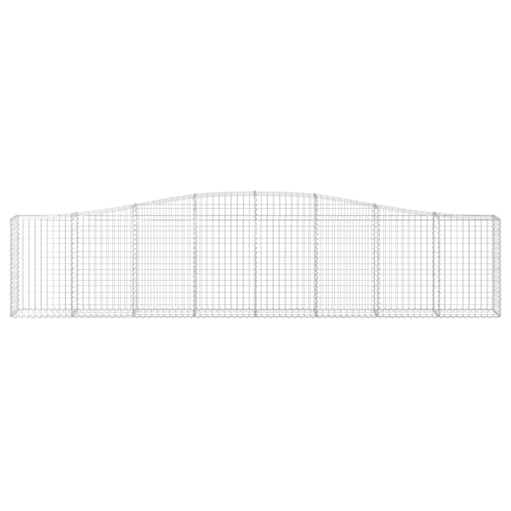 8720845563967_g_en_hd_2 vidaXL Arched Gabion Baskets 2 pcs 400x30x80/100 cm Galvanised Iron - Image 4