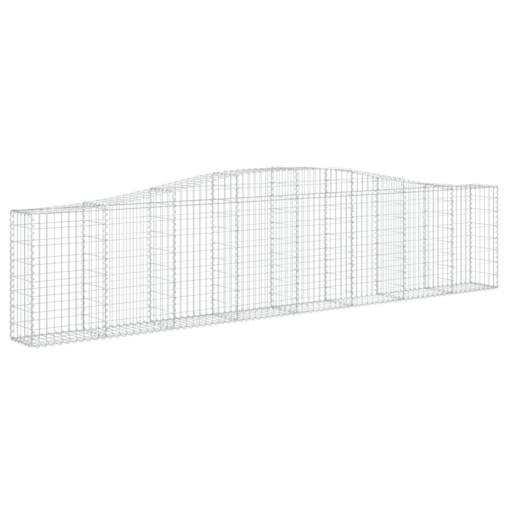 8720845563981_g_en_hd_1 vidaXL Arched Gabion Baskets 4 pcs 400x30x80/100 cm Galvanised Iron - Image 3
